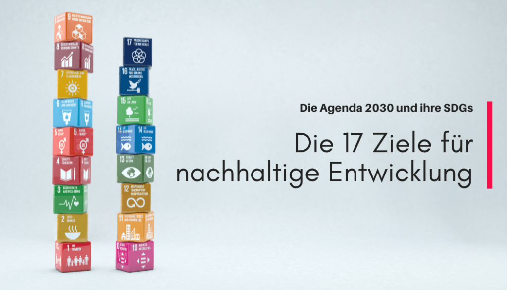 Die Agenda 2030 setzt mit dem SDGs 17 Ziele für eine nachhaltige Entwicklung